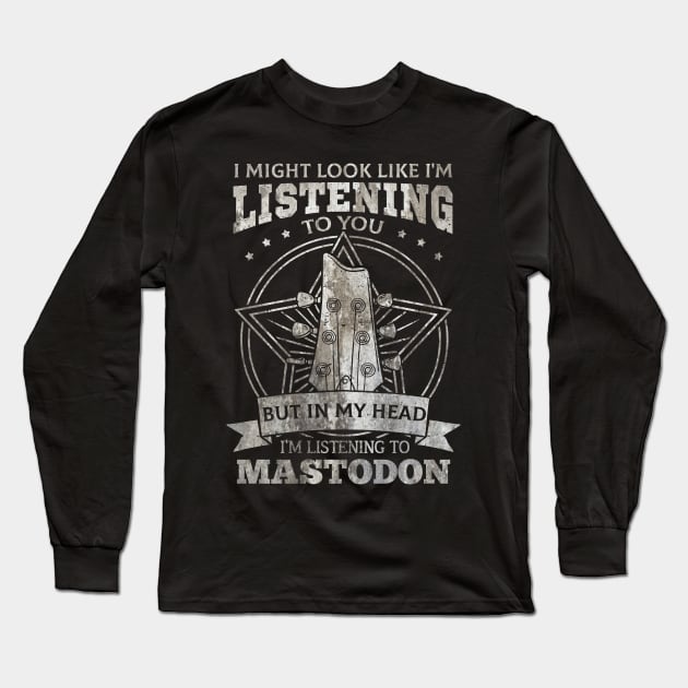 Mastodon Long Sleeve T-Shirt by Astraxxx